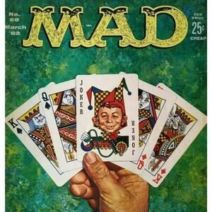 MAD Magazine March 1962 Issue No 69 Celebrities Movies TV Shows Parody Spoofs